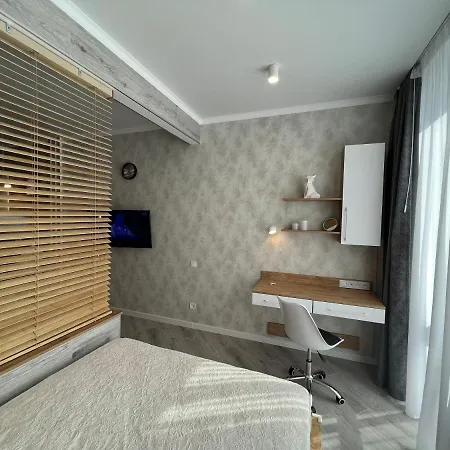 уютная студия на 21-м этаже Smart Plaza Obolon Apartament Kijów