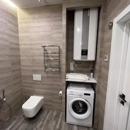 Apartament уютная студия на 21-м этаже Smart Plaza Obolon